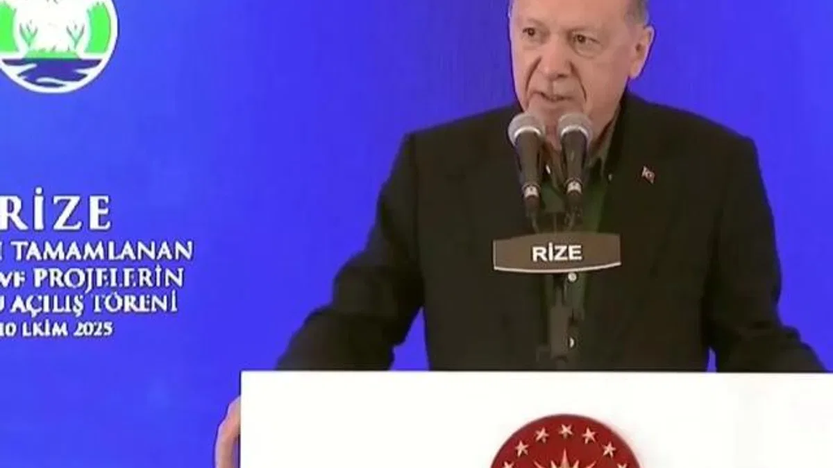 Cumhurbaşkan Erdoğan sözü Rize'den verdi: Gazze'ye yardım ve yeniden imar sözü