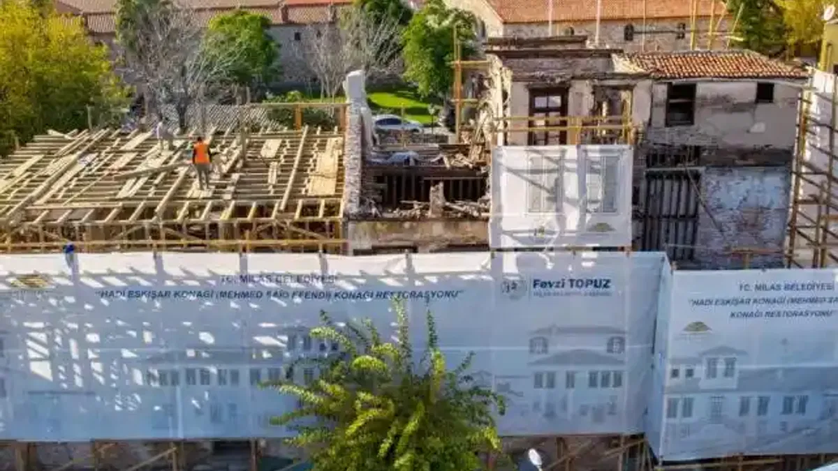 Mehmet Said Efendi Konağı yeniden hayat buluyor