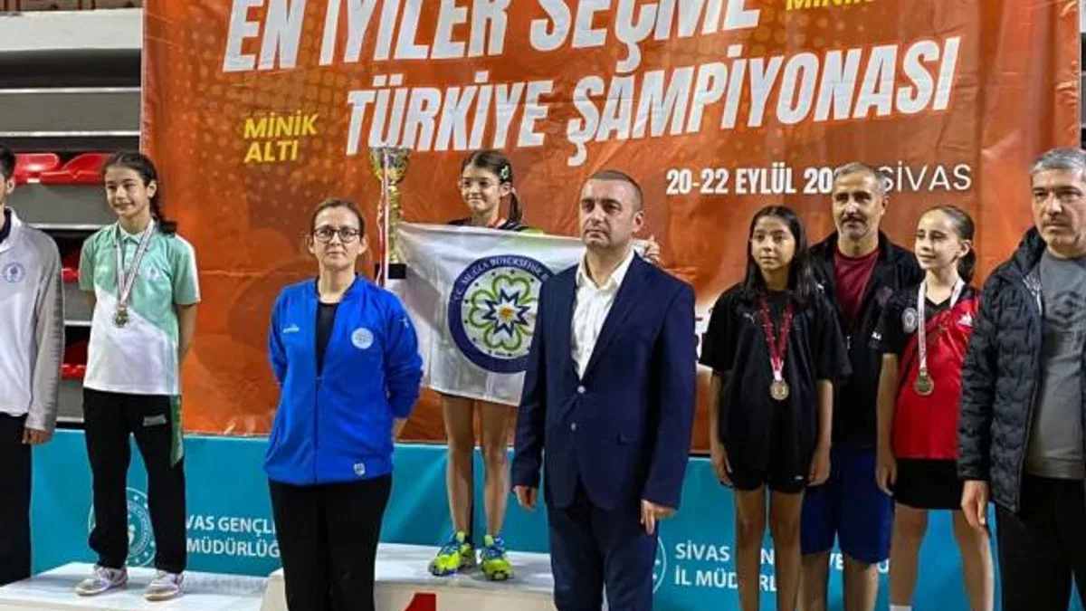 Muğlalı sporcu masa tenisinde Türkiye Şampiyonu oldu