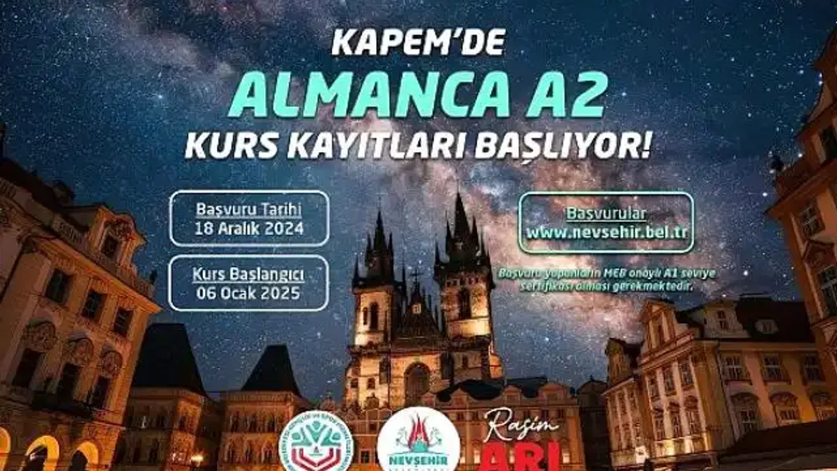 KAPEM'de Almanca A1 ve A2 Seviye Kurslar Düzenlenecek