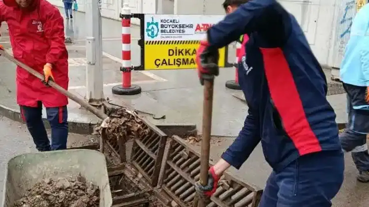 Kocaeli Büyükşehir’den olası su baskınlarına karşı tedbir
