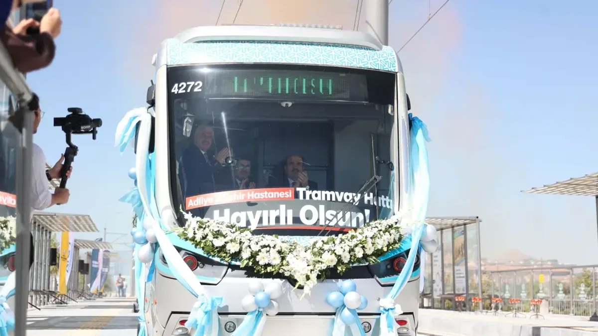 Konya’da Adliye-Şehir Hastanesi Tramvay Hattı açıldı