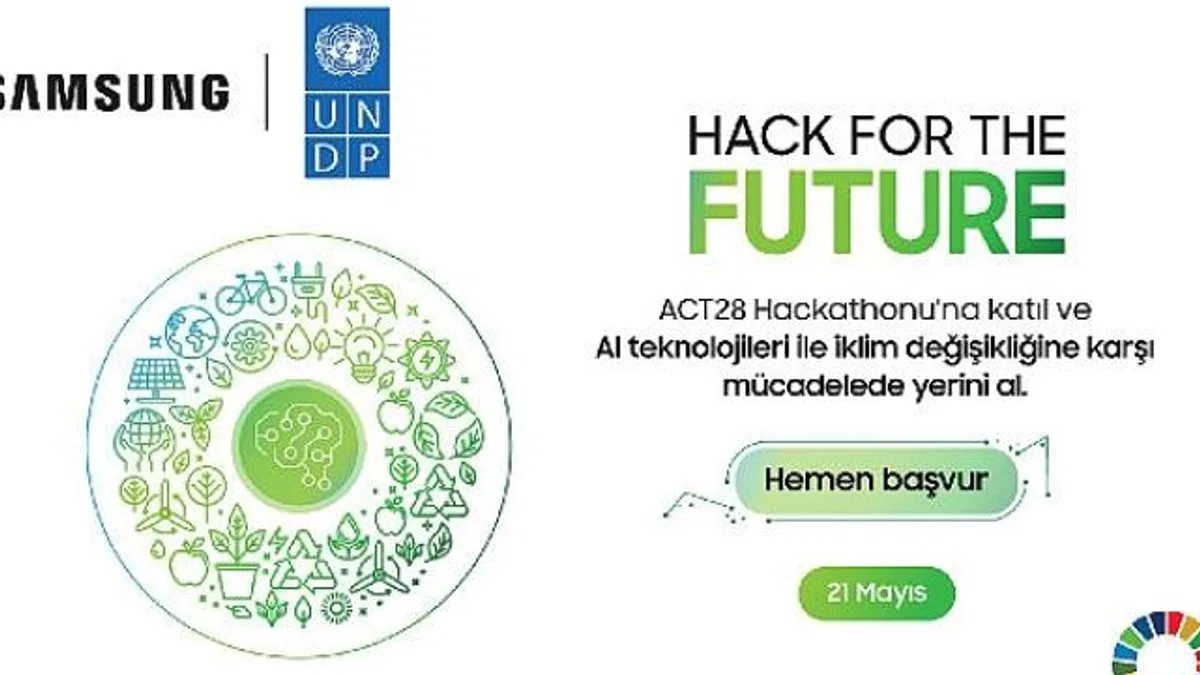'İklim için Yapay Zeka Hackathonu'na başvuru için yarın son gün!