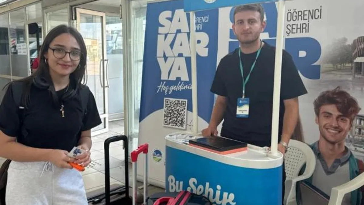 Sakarya’da üniversite öğrencilerine sıcak karşılama