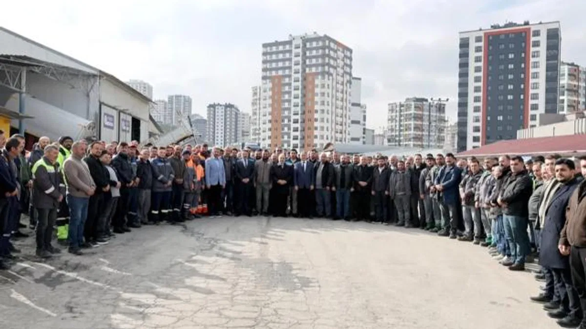 Kayseri Talas'ta bayram coşkusu
