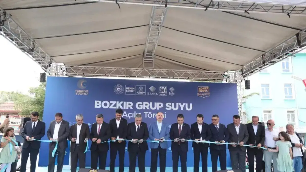 Konya’da Grup Suyu Projesi hizmete girdi