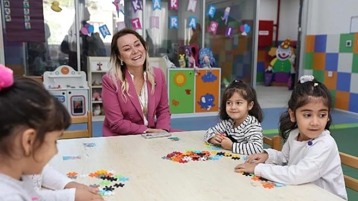 Başkan Mutlu, Oyun Evi'nin minikleriyle bir araya geldi "Okul öncesi eğitim her çocuğun hakkı"