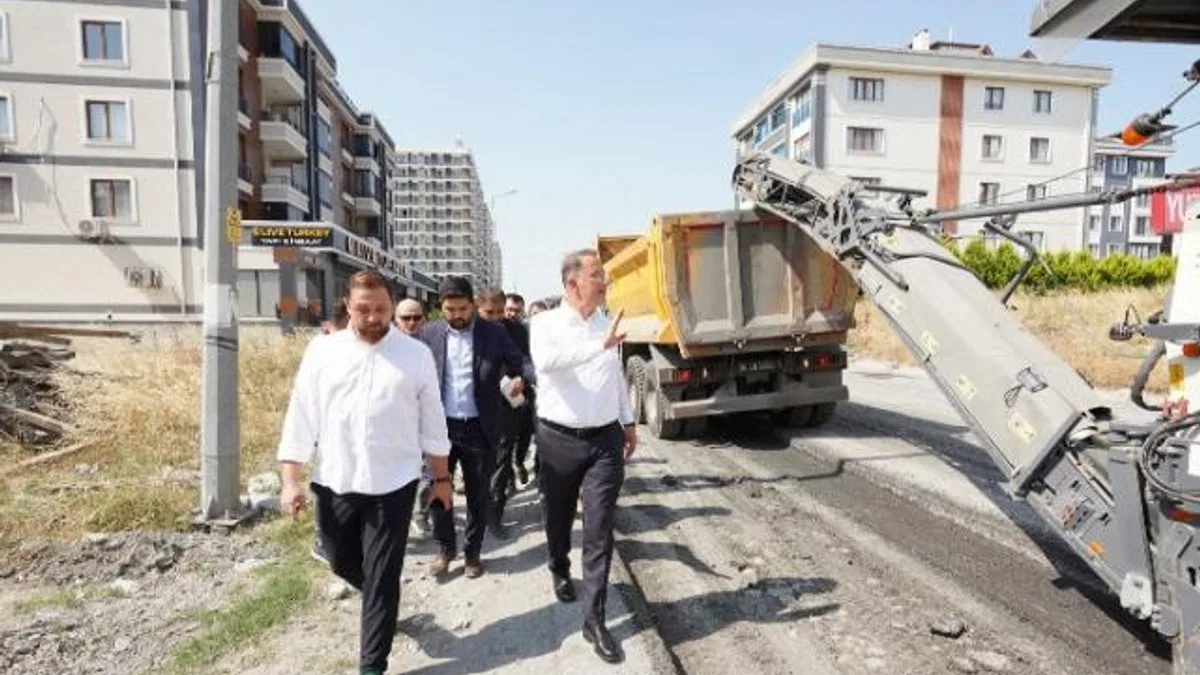Başkan Çalık çalışmaları yerinde inceledi