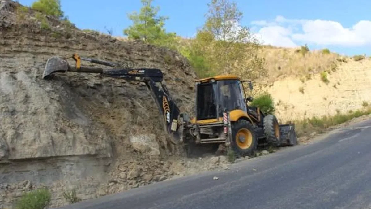Antalya Manavgat yollarında kış mesaisi