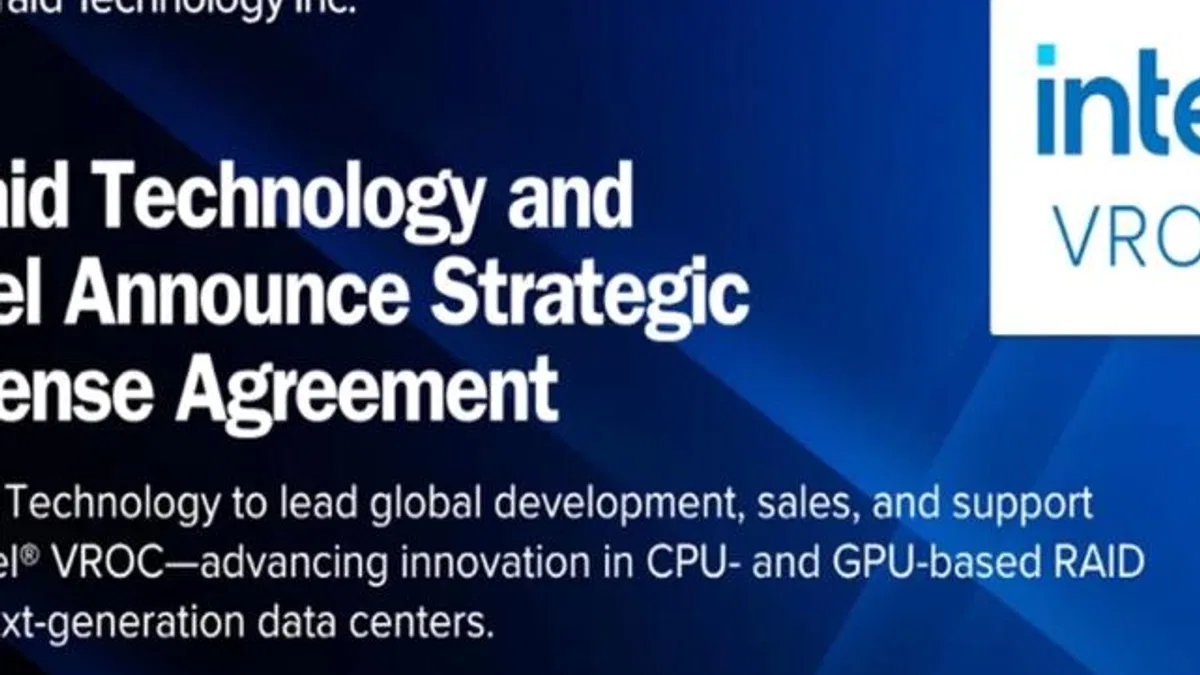 Graid Technology ve Intel stratejik lisans anlaşmasını duyurdu