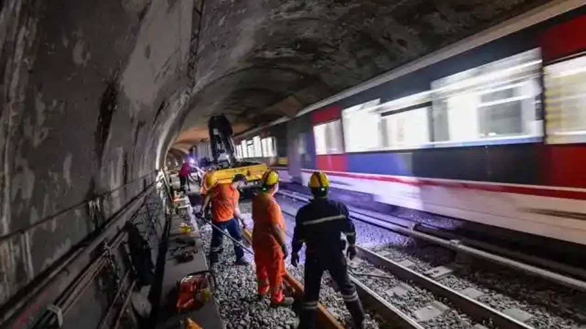 İzmir Metrosu’nda bakım zamanı