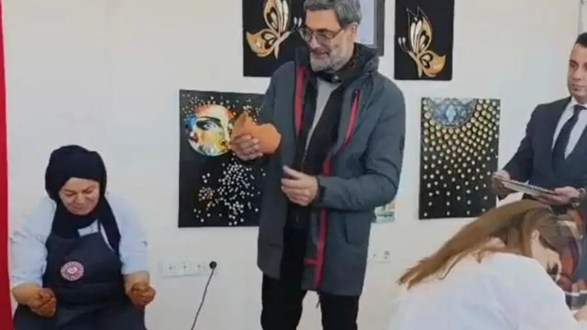 Sanatçı Uğur Işılak’tan Erzurum'da 'engelsiz' ziyaret