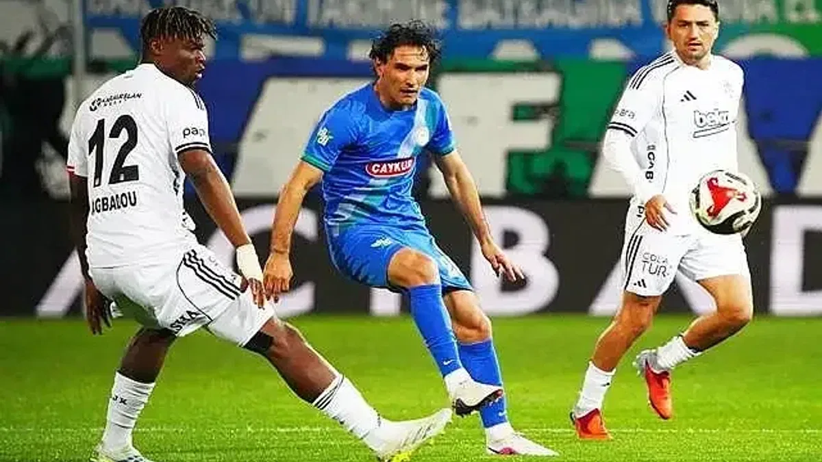 Çaykur Rizespor 2-2 Beşiktaş (Maç Sonucu)