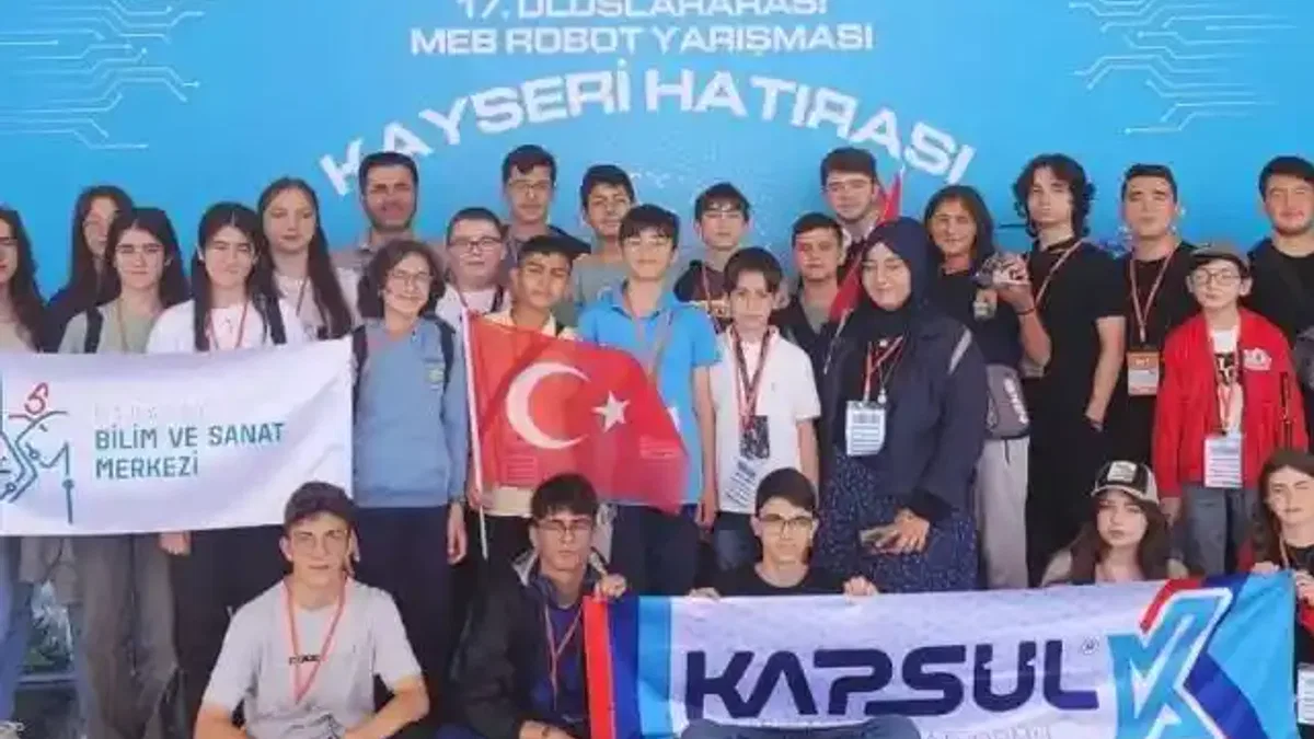 Konya'da MEB Robot Yarışması’nda 6 derece birden