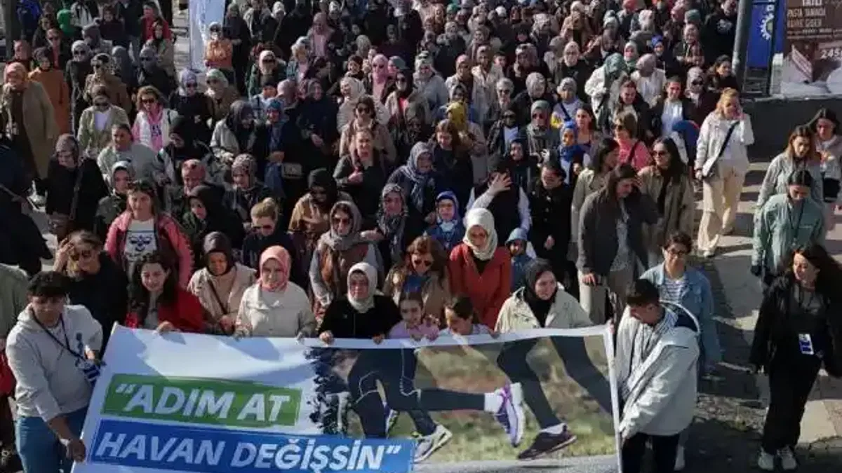 Kocaeli'de Gebzeli kadınlar “Adım At Havan Değişsin” etkinliğinde buluştu