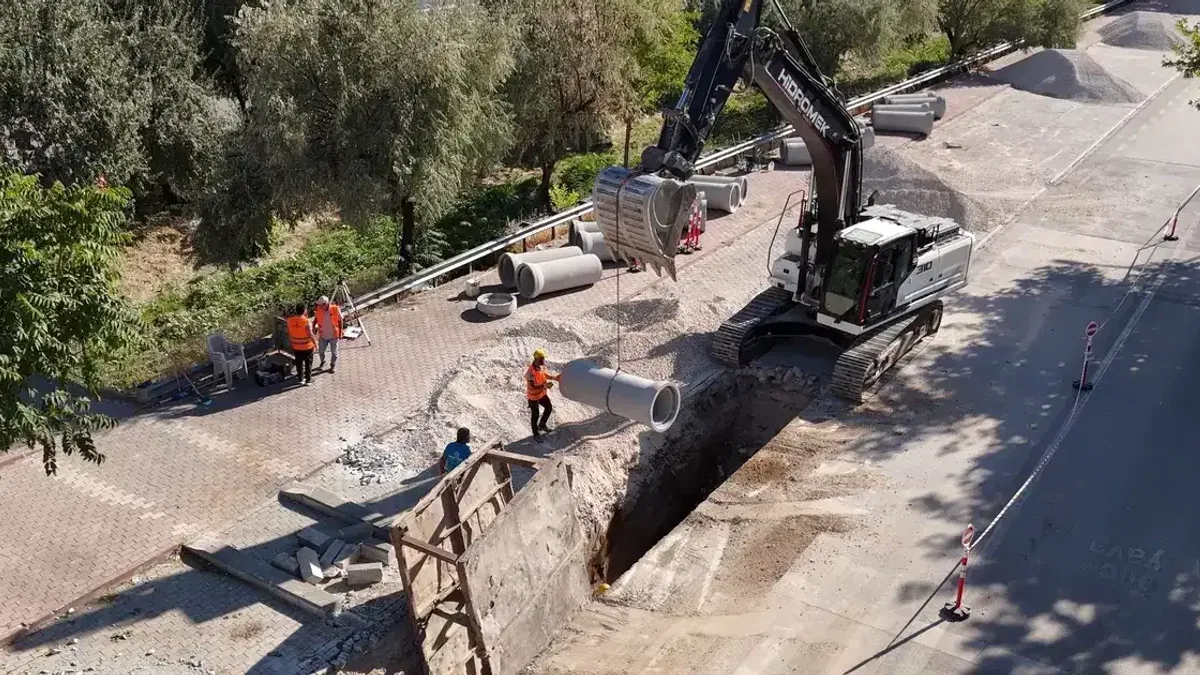 Konya'da taşkınlara karşı altyapı güçlendirmesi