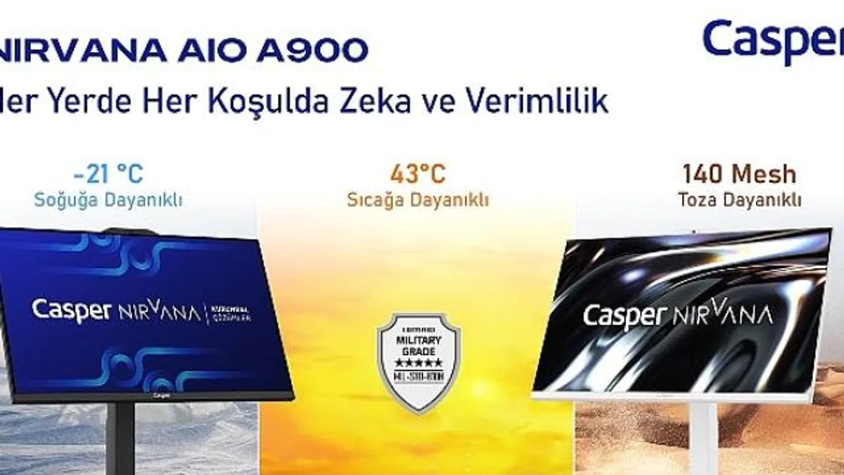 Türkiye'nin Dayanıklılık Sertifikasına Sahip İlk Bilgisayarı Casper AIO A900 Satışa Çıktı!