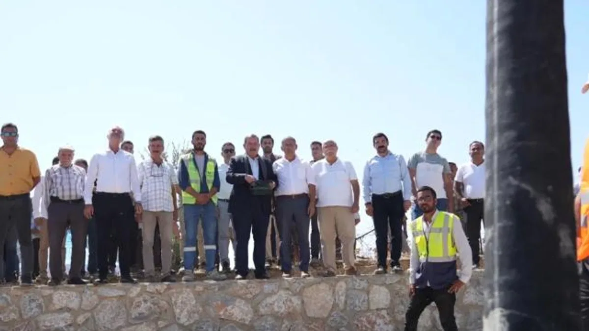 Muğla Milas'ta Gökbel'e çok amaçlı sosyal alan temeli