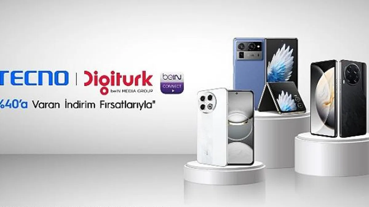 TECNO ve Digiturk'ten Avantajlı İş Birliği: Seçili Akıllı Telefonlarda %40'a Varan İndirim