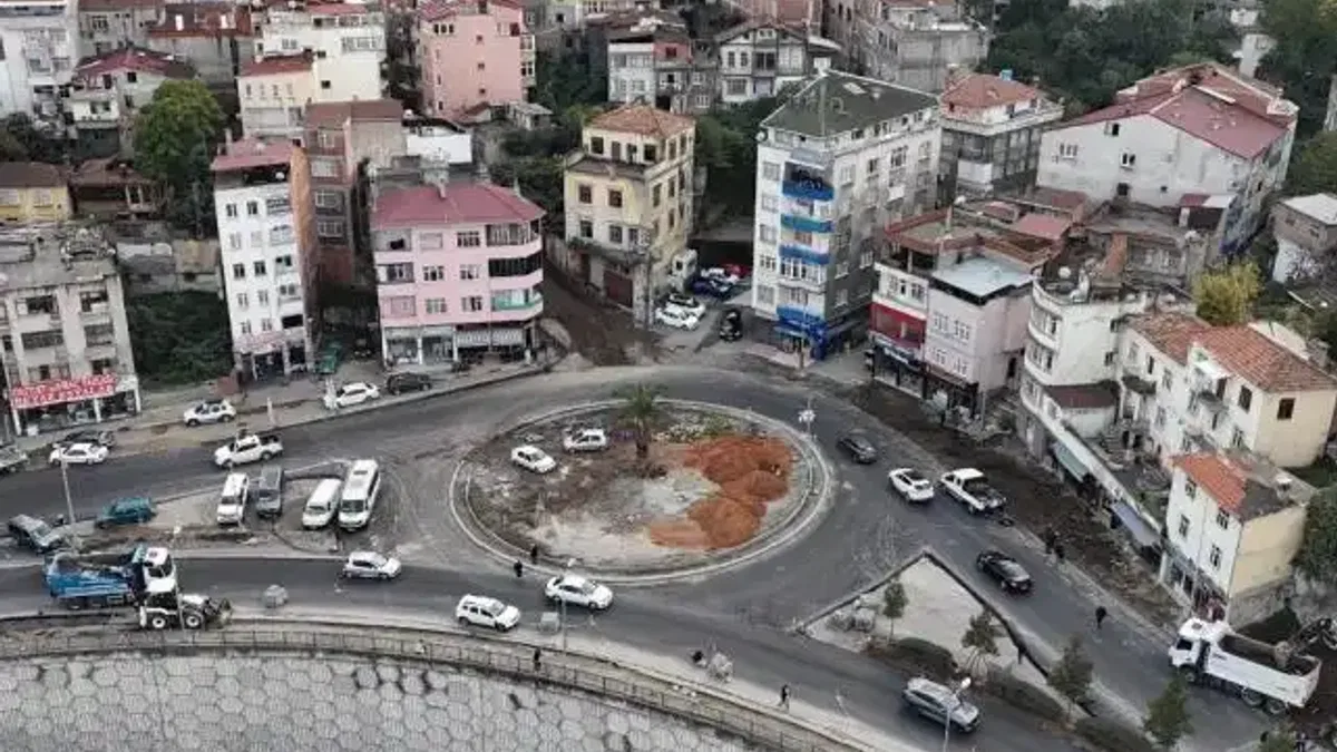 Trabzon'da Esentepe Kavşağı trafiği rahatlatacak