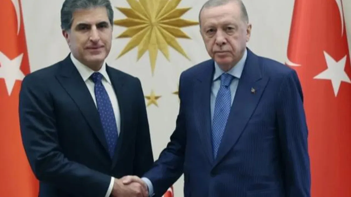 Cumhurbaşkanı Erdoğan, Barzani ile görüştü