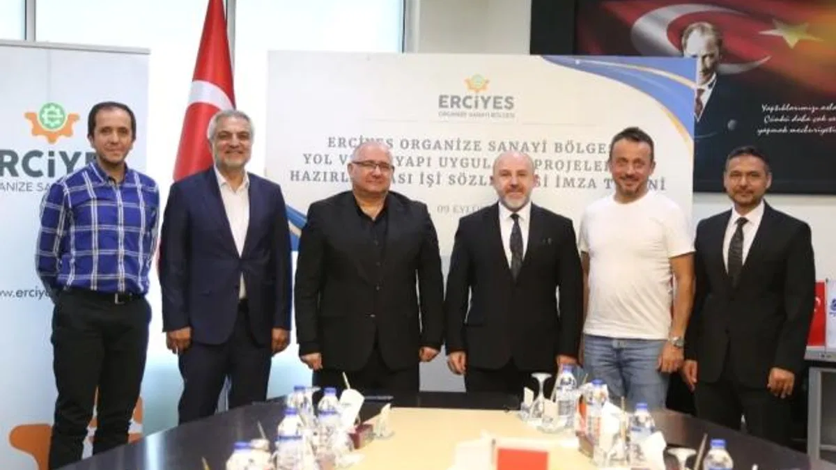Erciyes OSB'de altyapı çalışmaları başlıyor
