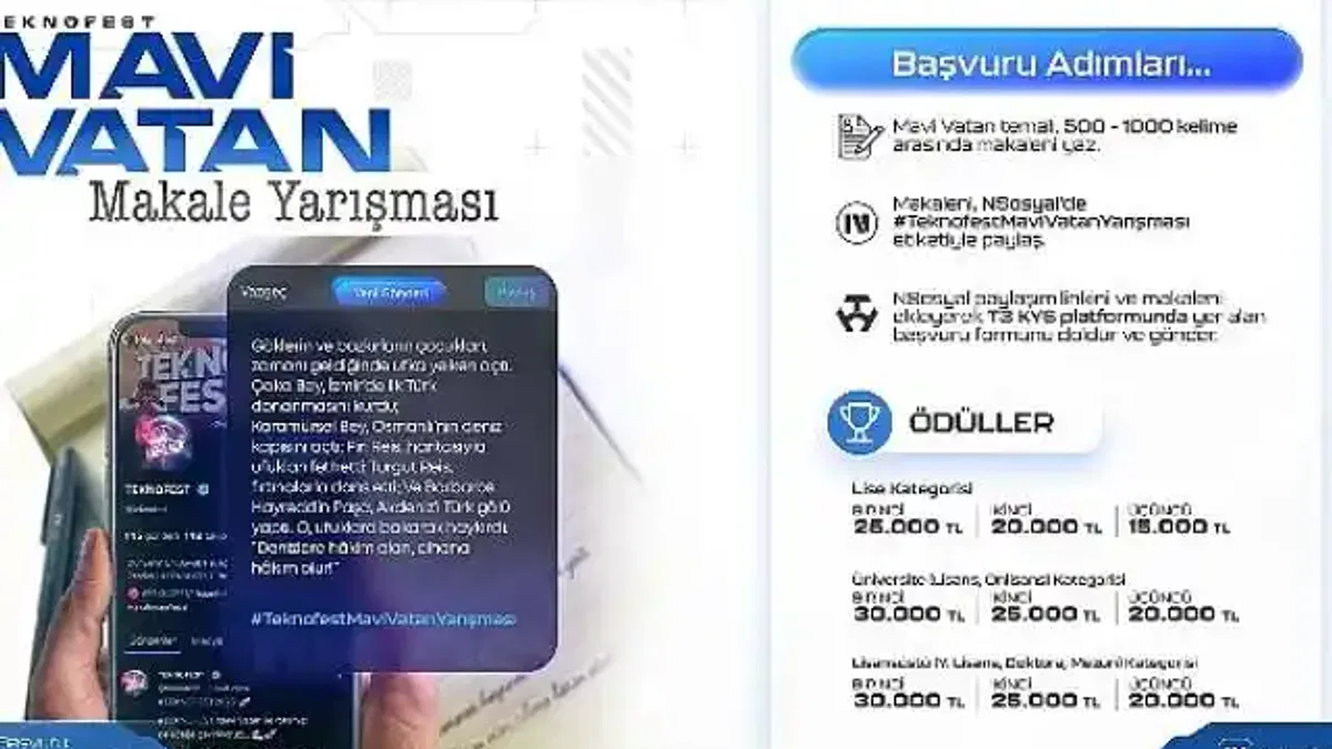 TEKNOFEST'te Mavi Vatan Ruhunu Keşfetmeye Hazır mısın?