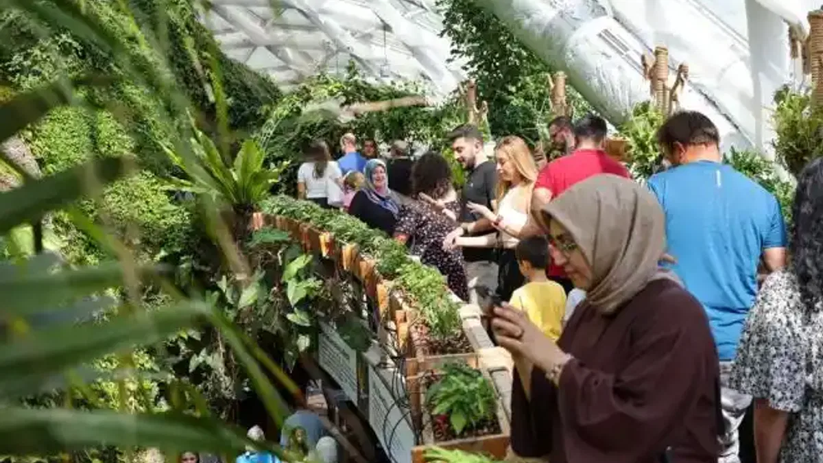 Konya Tropikal ziyaretçilerin gözdesi oluyor