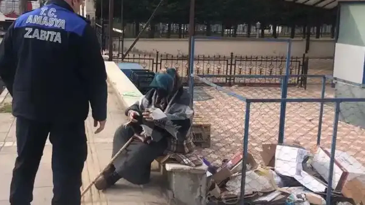 Amasya'da 20 dilenci şehir dışına çıkarıldı