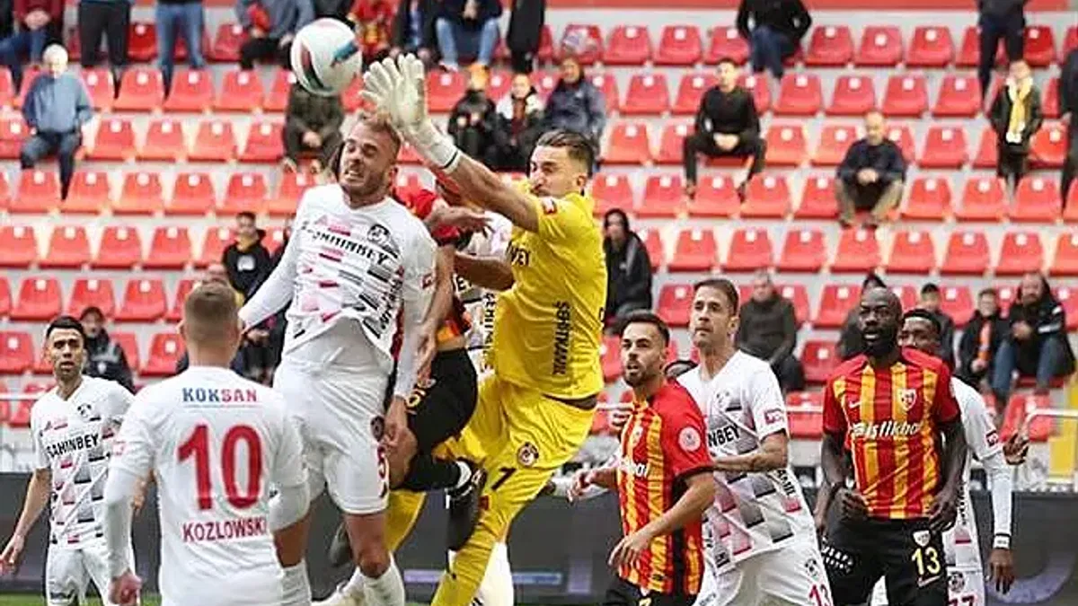 Bellona Kayserispor 2-2 Gaziantep FK (Maç Sonucu)