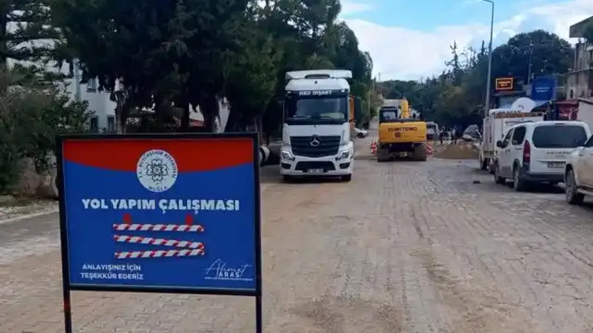 Muğla'dan Datça'nın yolları etap etap yenileniyor