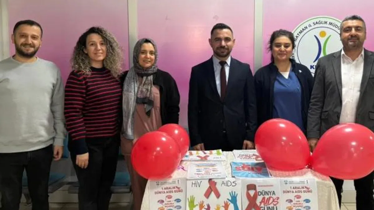 Batman Kozluk Devlet Hastanesi’nde AIDS farkındalığı
