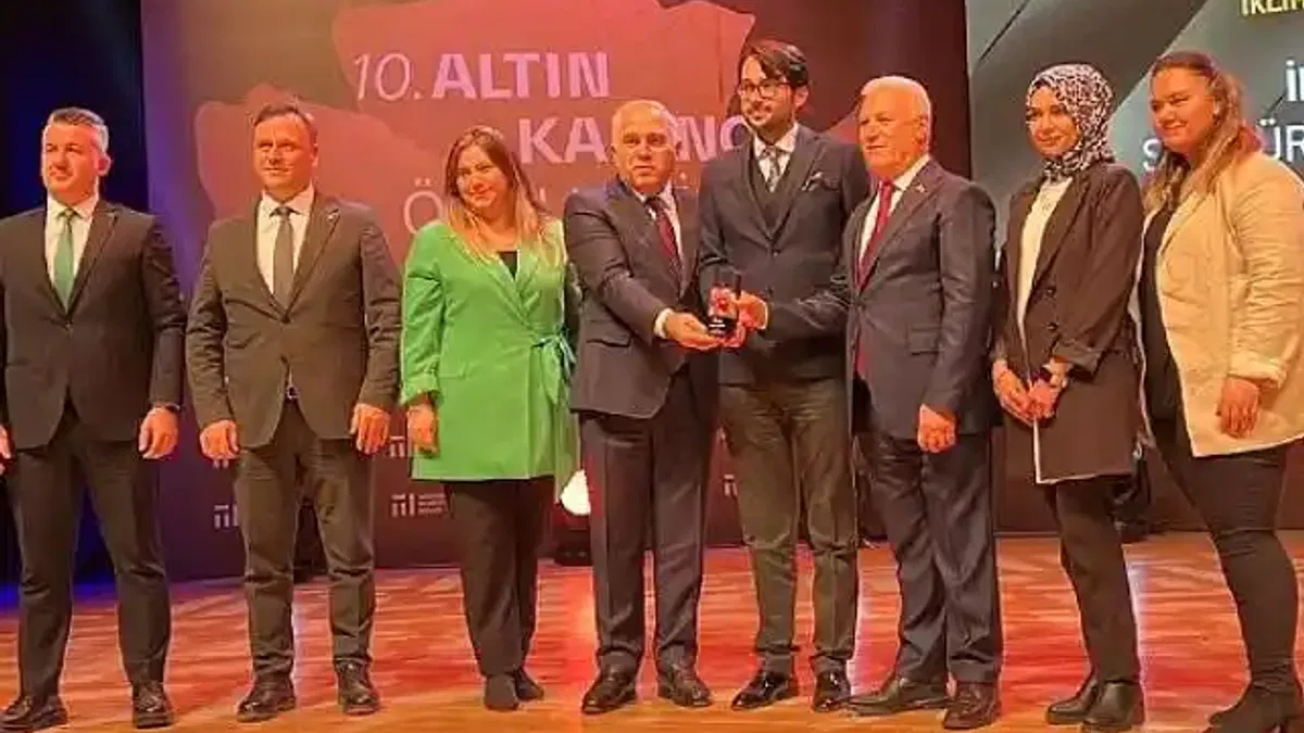 "Sürdürülebilir Hava Kalitesi Ölçüm Ağı Projesi" İnegöl'e Ödül Getirdi