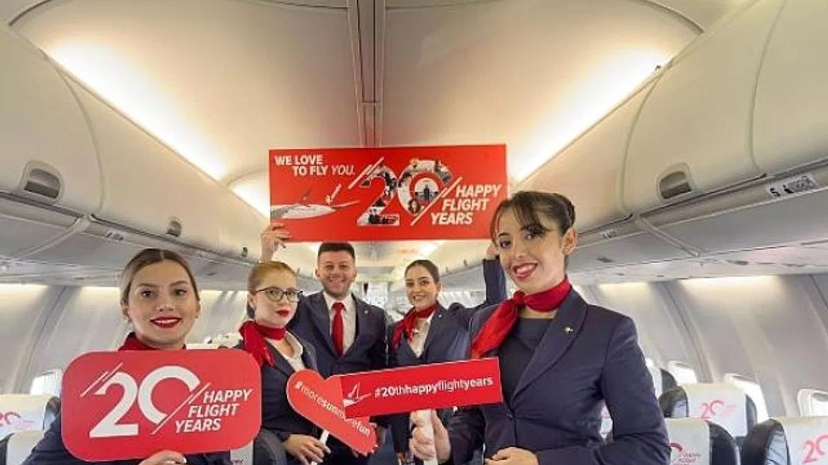 Corendon Airlines 20. yaşını yolcularıyla gökyüzünde kutluyor
