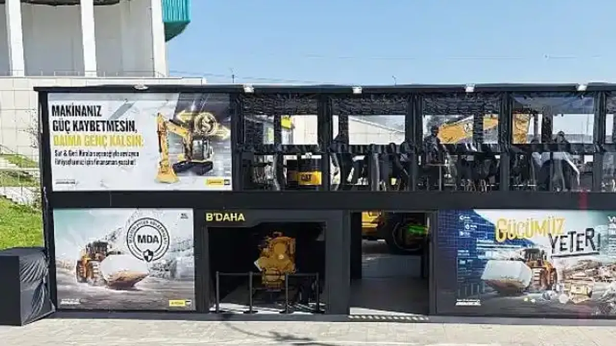 Borusan Cat, Marble İzmir Uluslararası Doğaltaş ve Teknolojileri Fuarı'nda sektör paydaşlarıyla buluştu