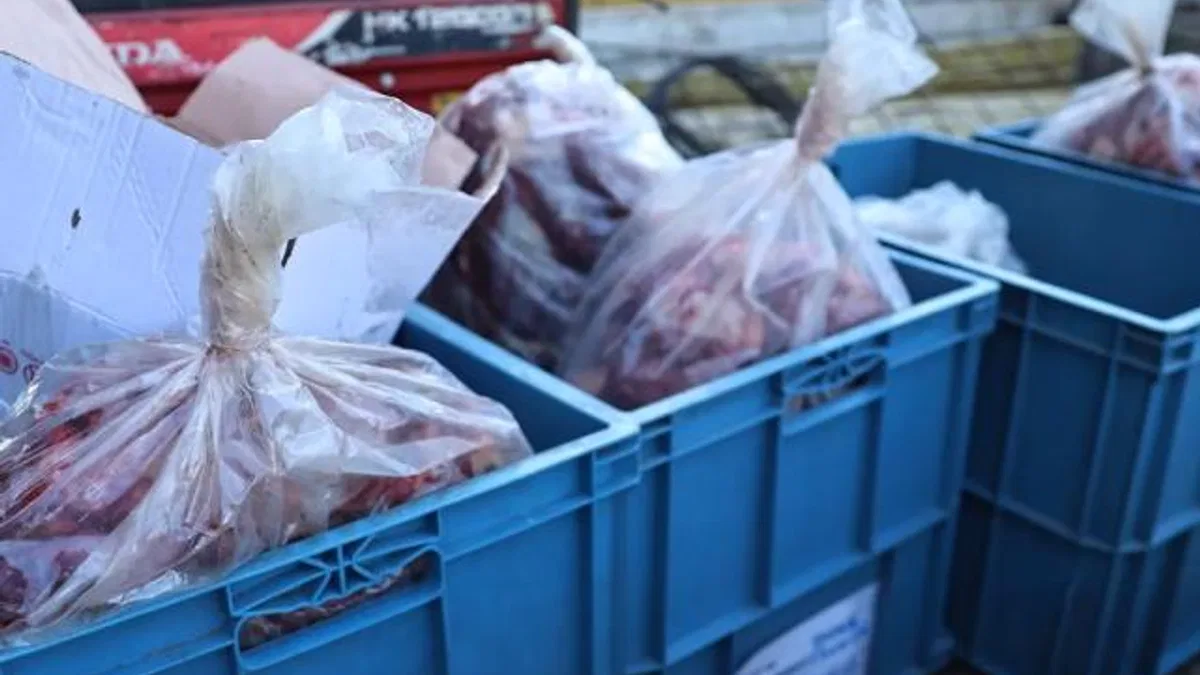 Antalya otogarında 270 kilo uygunsuz taşınan et bulundu