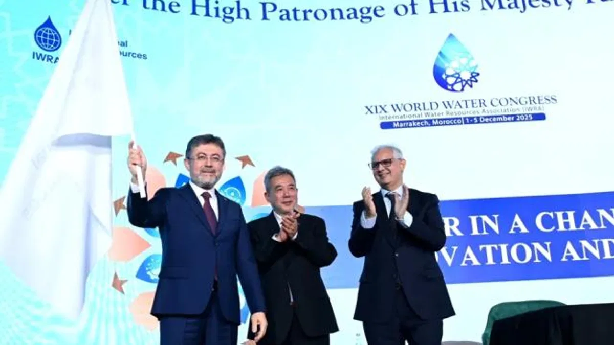 Türkiye, bayrağı Fas'ta devraldı! 20. Dünya Su Kongresi 2027’de İstanbul’da