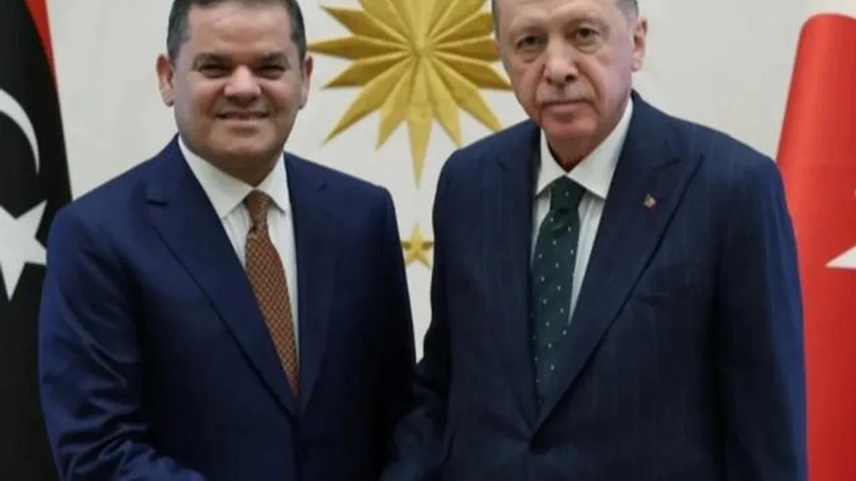 Cumhurbaşkanı Erdoğan, Libya Başbakanı Dibeybe ile görüştü