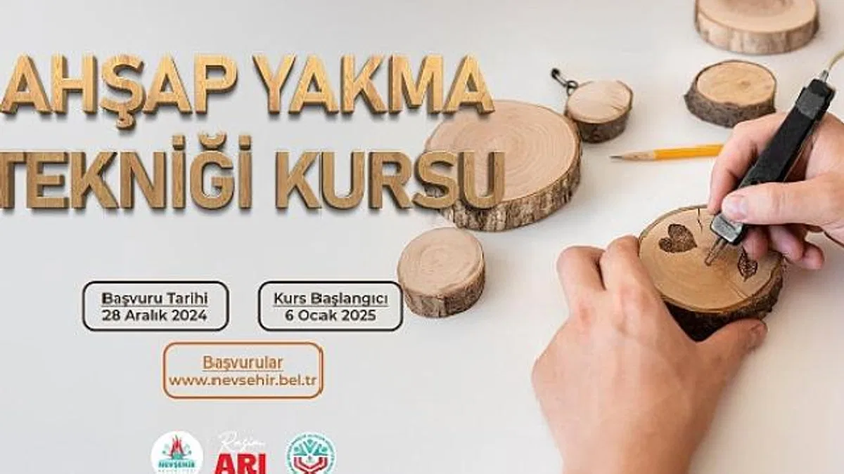 Ahşap Yakma Tekniği Kursu Başlıyor