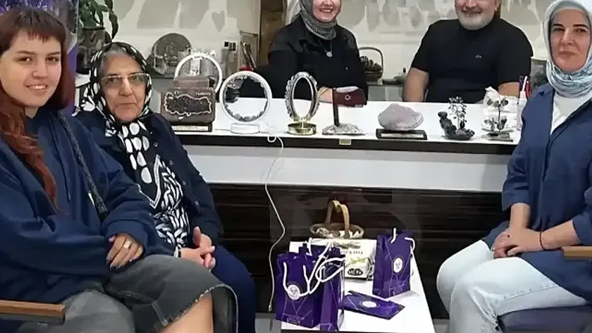 Yozgat Aydıncık'ta doğal taşlara yoğun ilgi