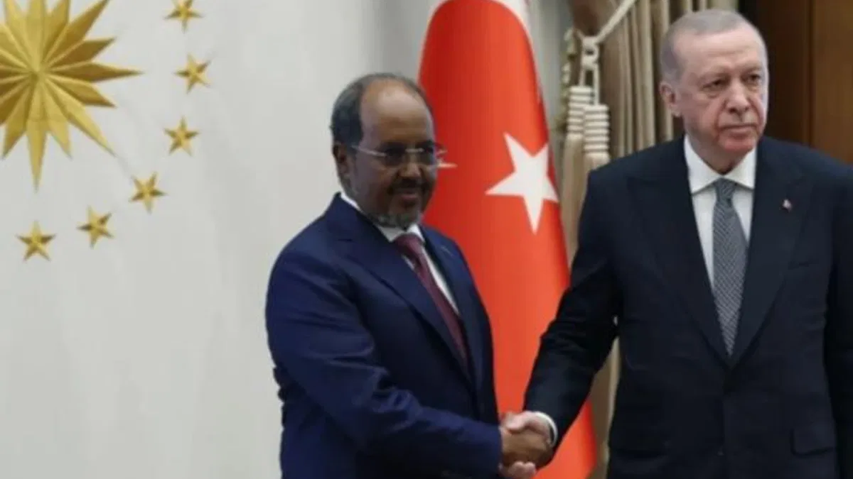 Cumhurbaşkanı Erdoğan Somalili mevkidaşı ile Külliye'de buluştu