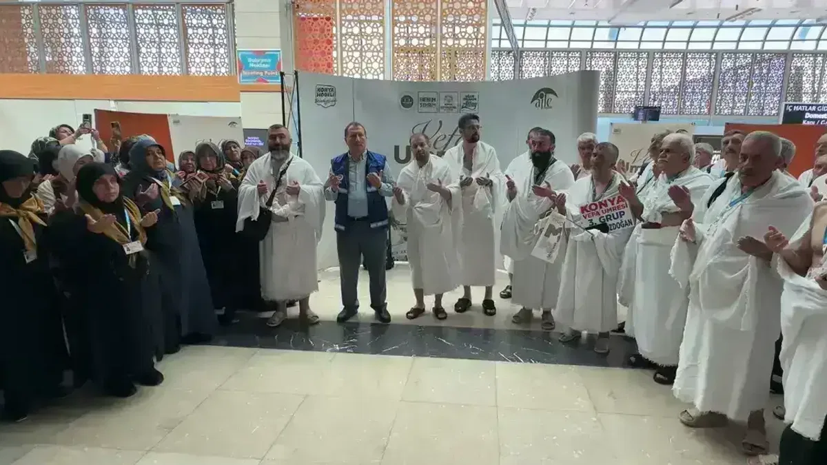 Konya’da Vefa Umresi’nde ikinci kafile uğurlandı