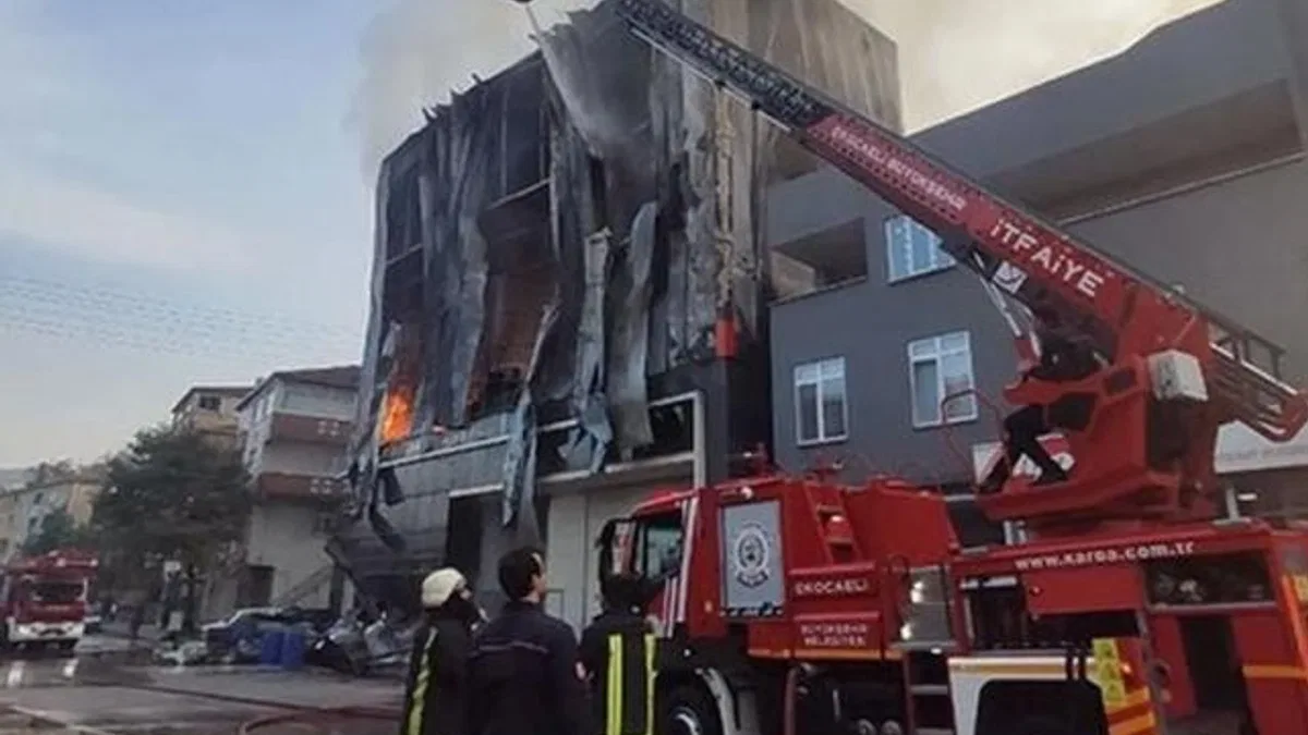 Kocaeli Dilovası'ndaki iş yeri yangınıyla ilgili 7 şüpheli tutuklandı