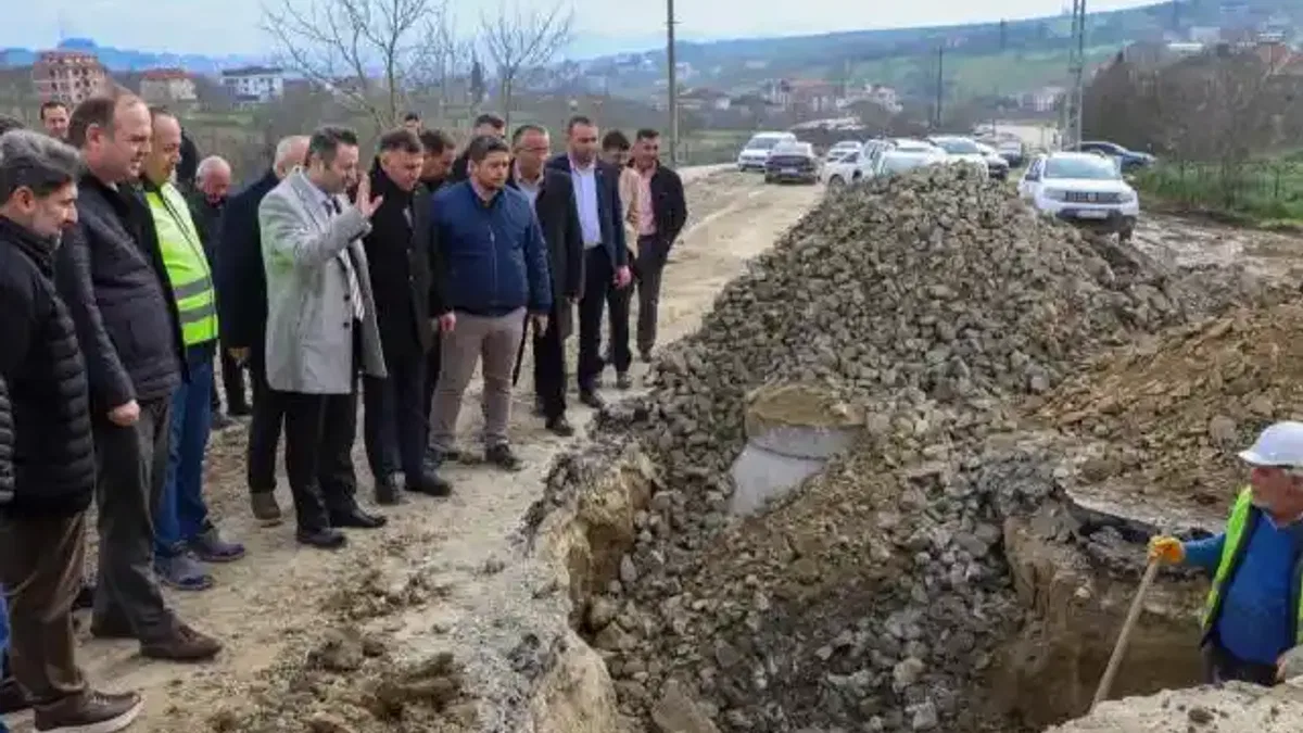 Sakarya Kaynarca’nın yeni atık su hattında  sona gelindi