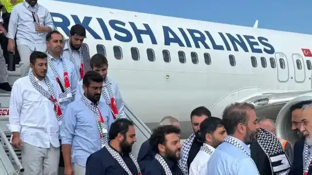 Özgürlük filosu aktivistleri Türkiye’ye döndü
