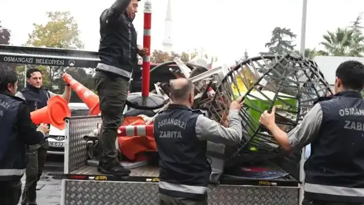 Bursa Osmangazi'de işgallere geçit yok!