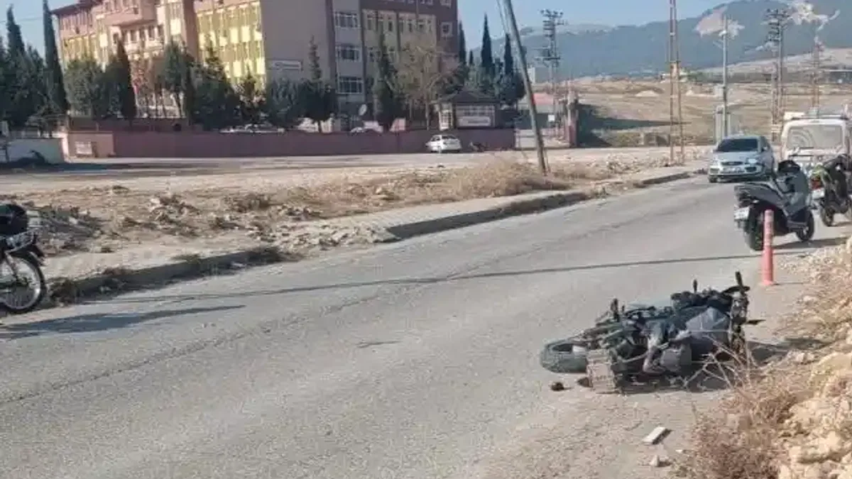 Adıyaman'da motosiklet kazası: Sürücü ağır yaralı