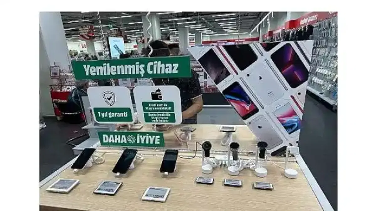 MediaMarkt'ın yenilenmiş telefon hizmetine büyük ilgi: Satış hacmi 6 ayda yüzde 100 arttı