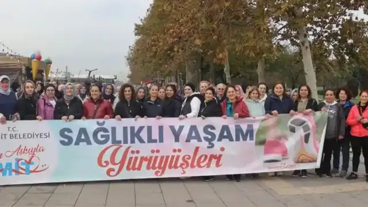 İzmit’te adımlar sağlıklı yaşama atıldı