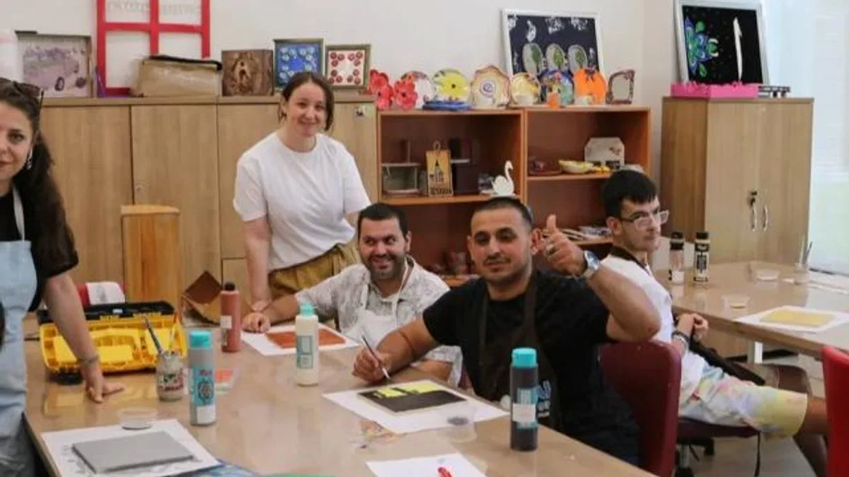 Engelsiz hobi atölyelerinde yaz dönemi başladı